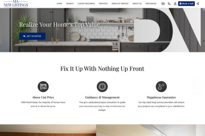 Use realvitalize to sell now and pay later