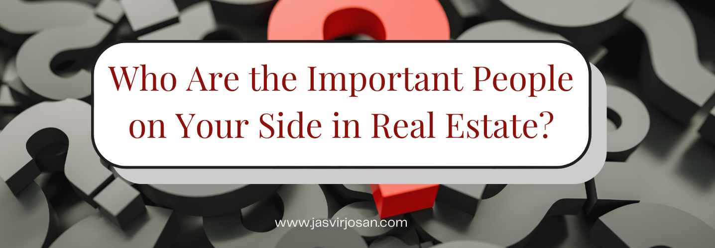 The essential professional team required for a successful real estate transaction