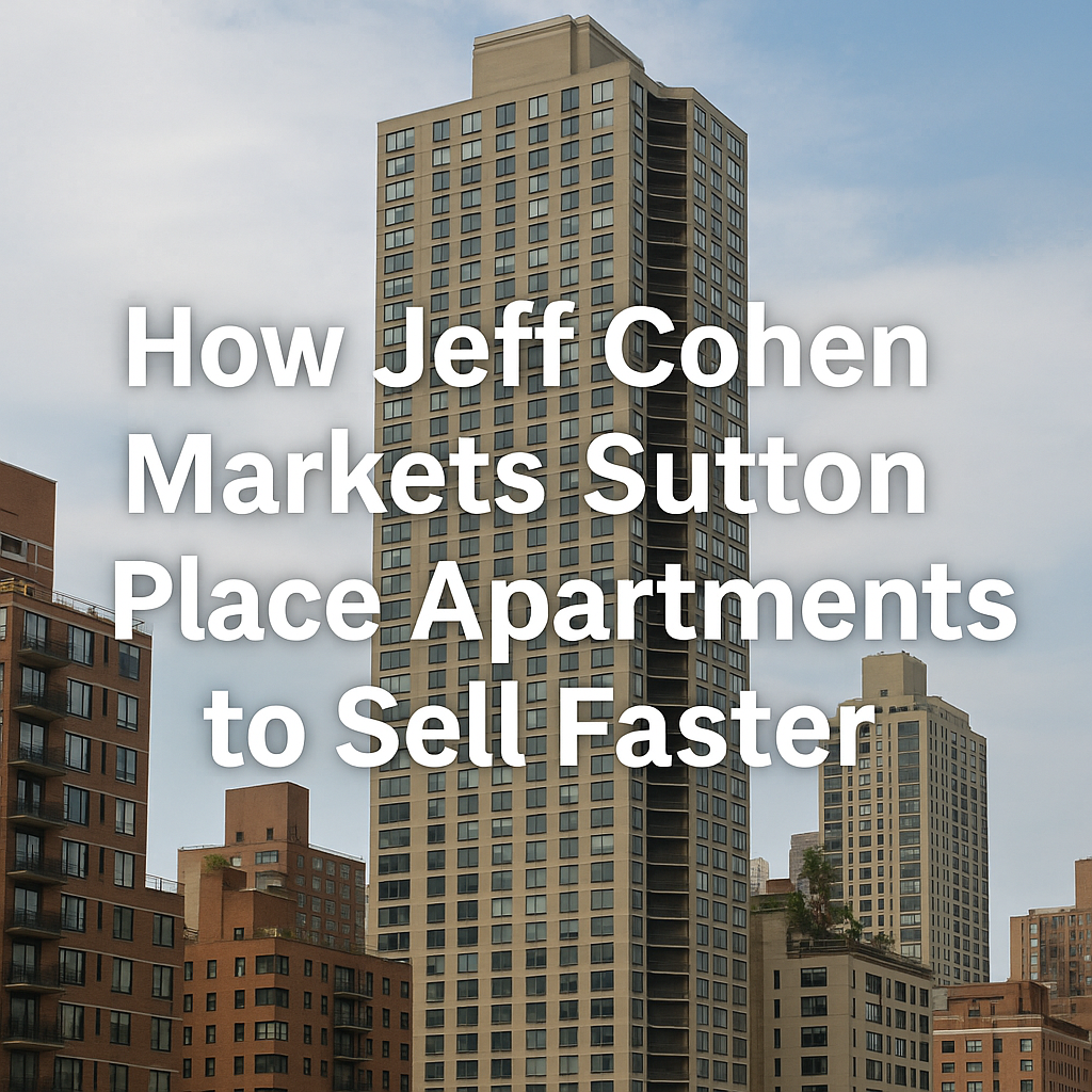 How Jeff Cohen Markets Sutton Place Apartments to Sell Faster