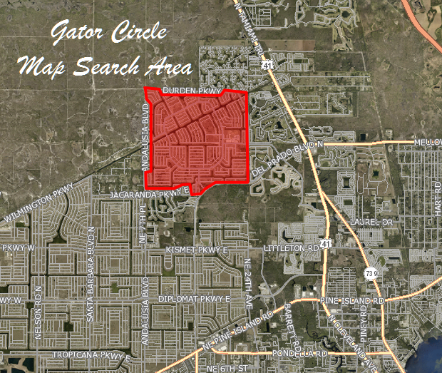 Gator Circle Cape Coral Lots For Sale