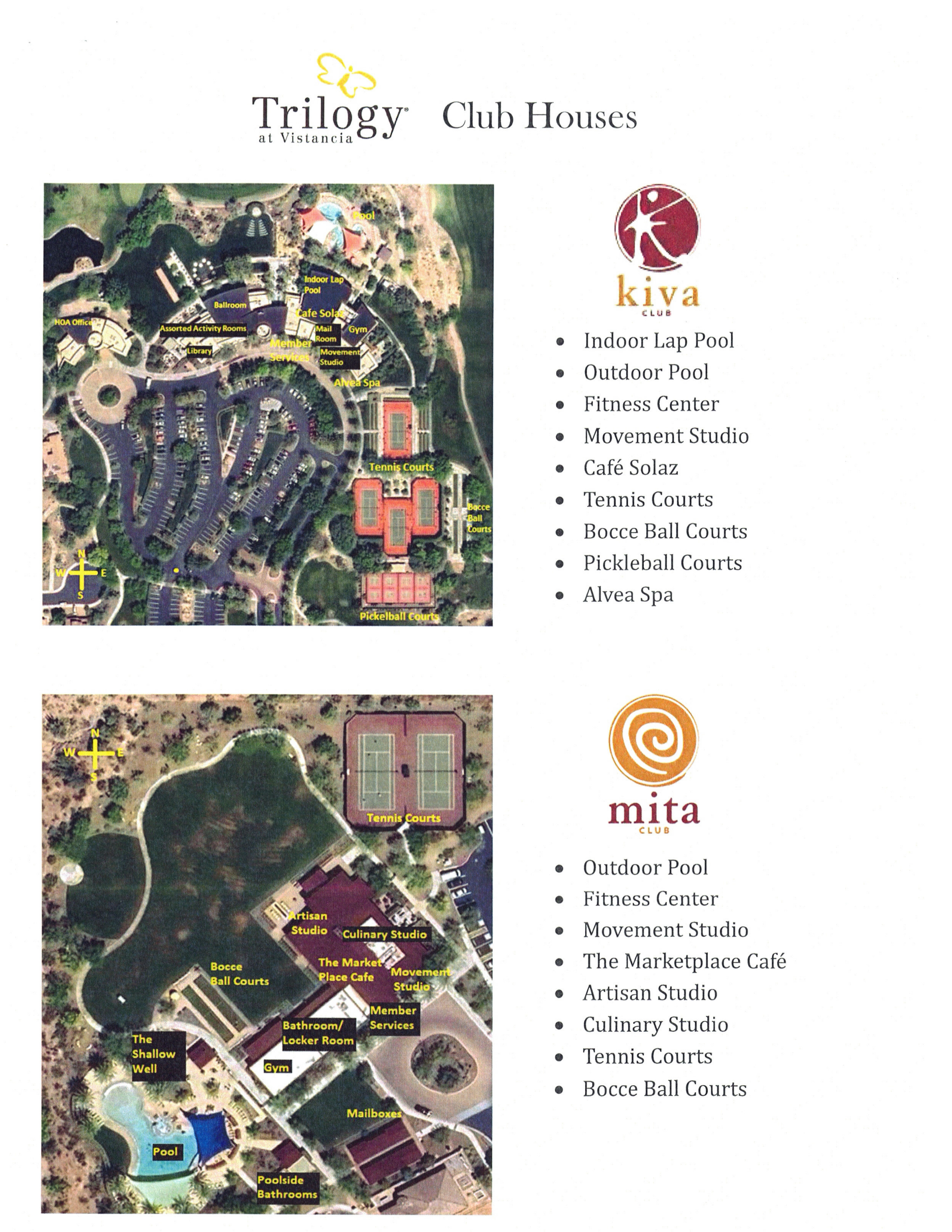 Trilogy Club houses