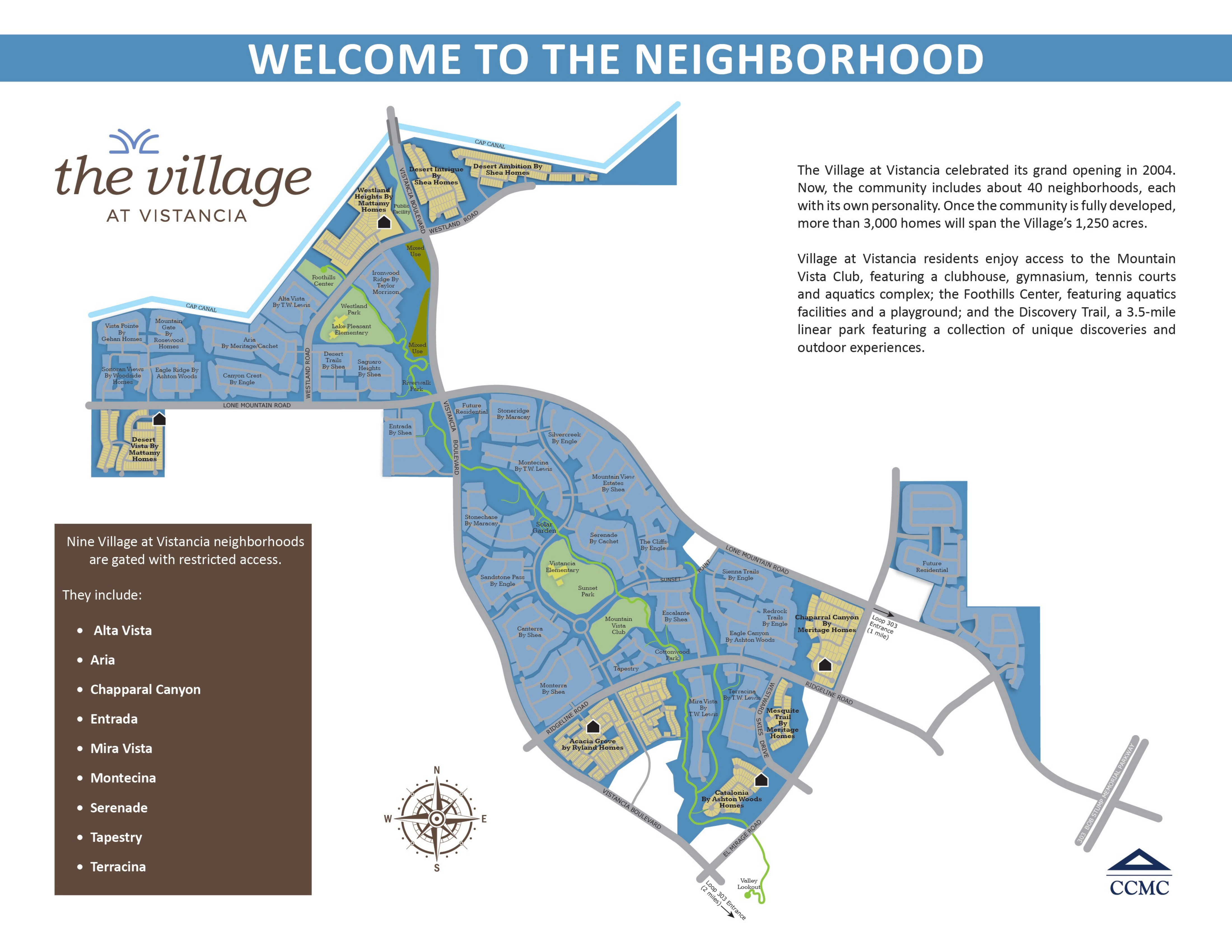 The Village at Vistancia Community Map
