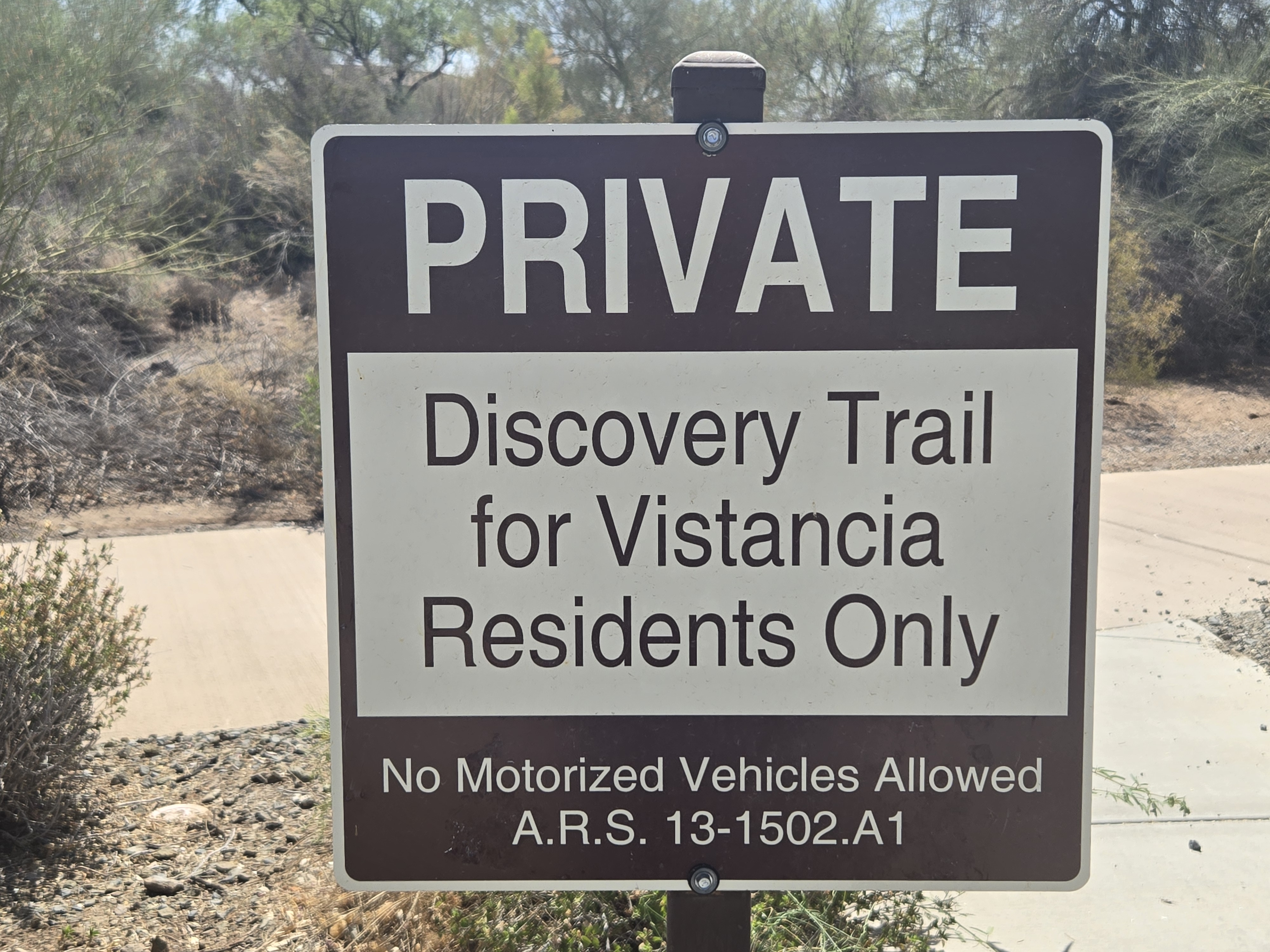 Discovery Trail Sign