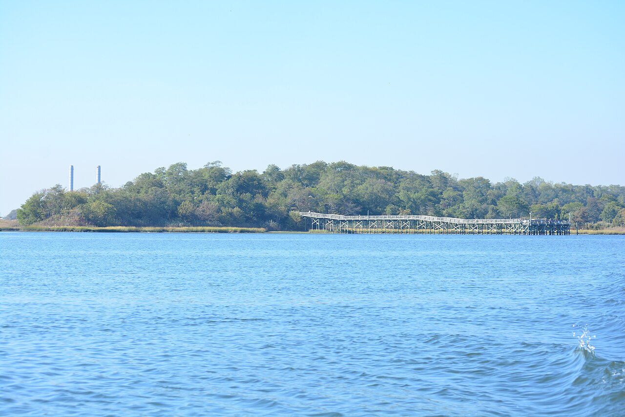View of Norman J. Levy Park and Preserve from Merrick Bay in October 2025