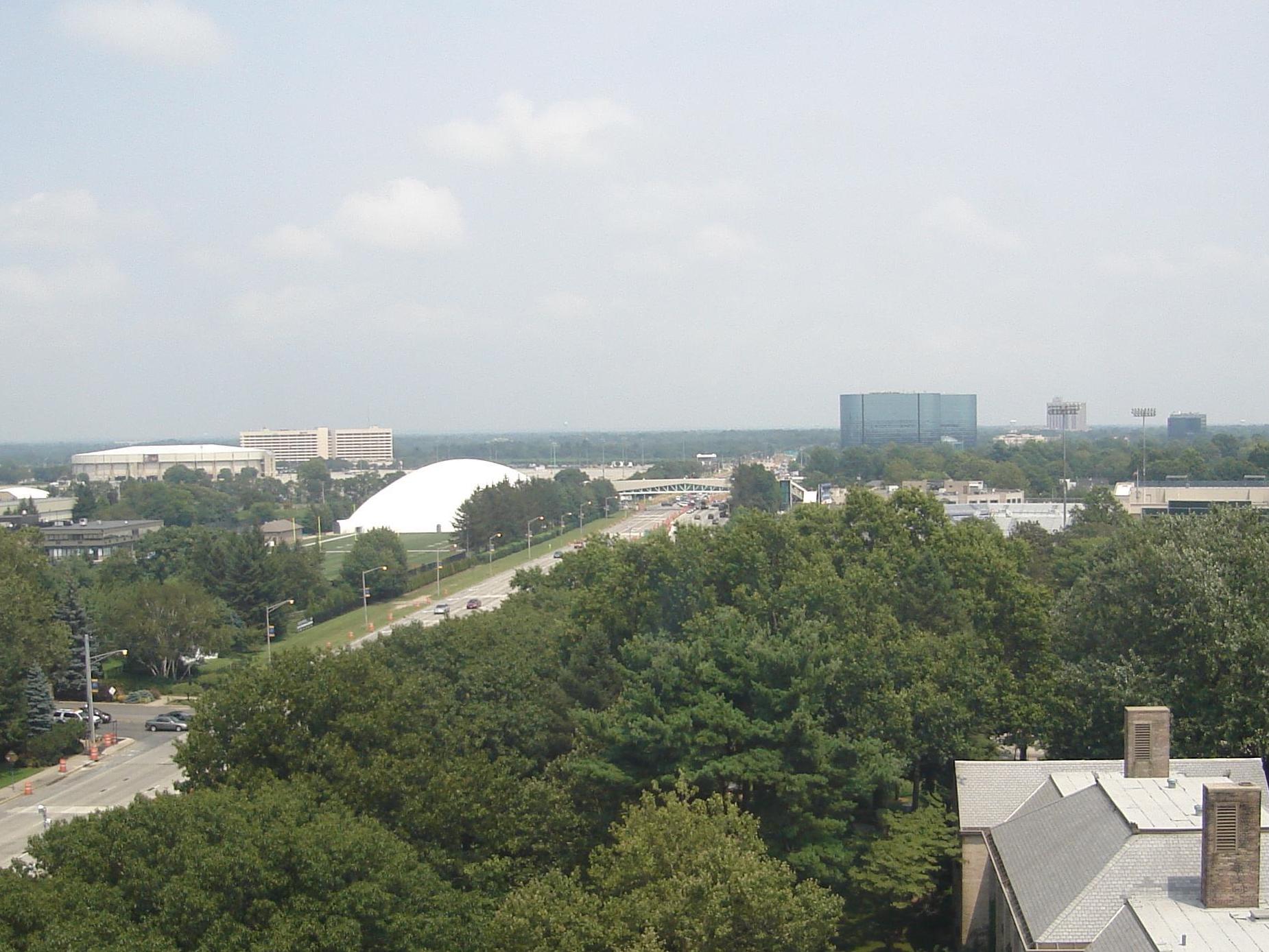 Aerial photograph of the Uniondale Nassau County area