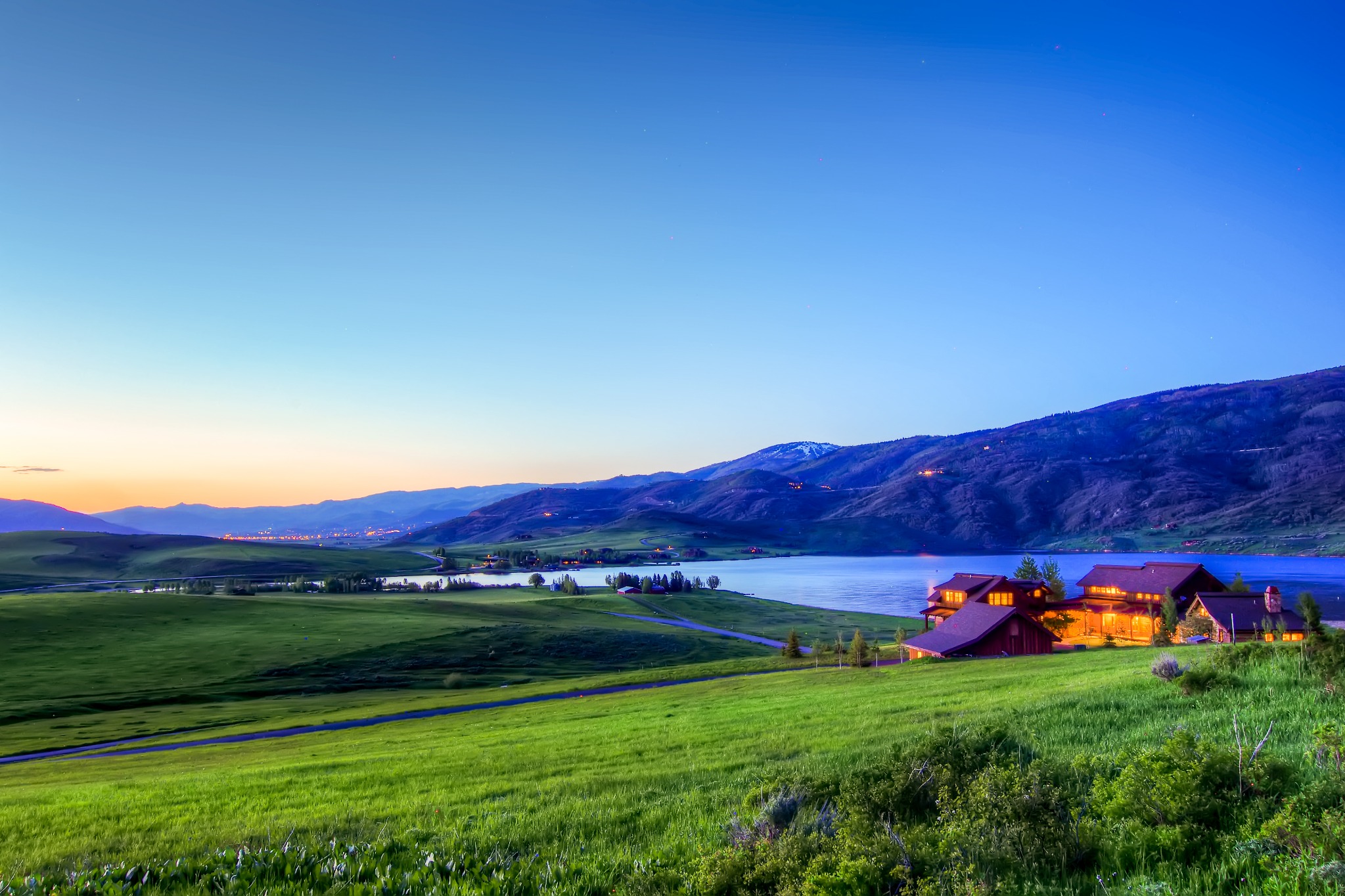 South Valley and Catamount Lake landscape