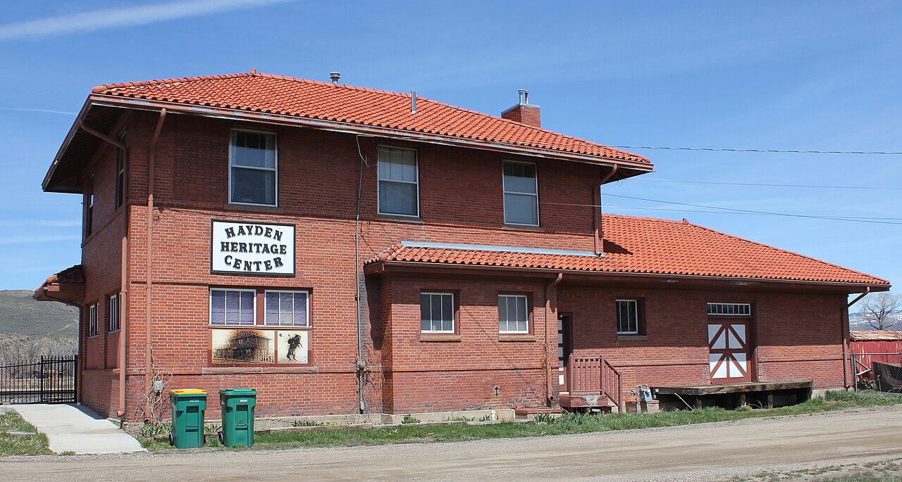 Historic Hayden Depot, now home to the Hayden Heritage Center