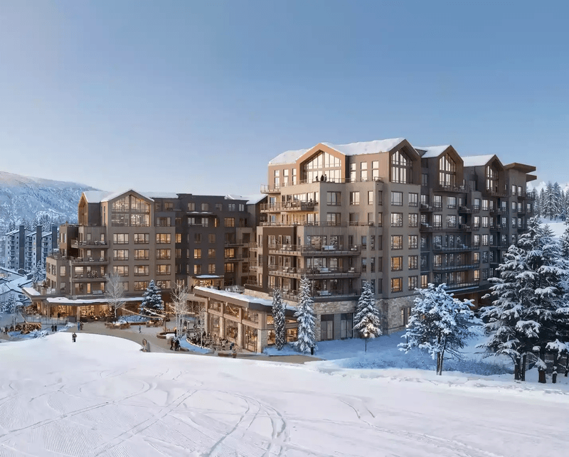 The Stockman, Auberge Collection rendering at Ski Time Square, Steamboat