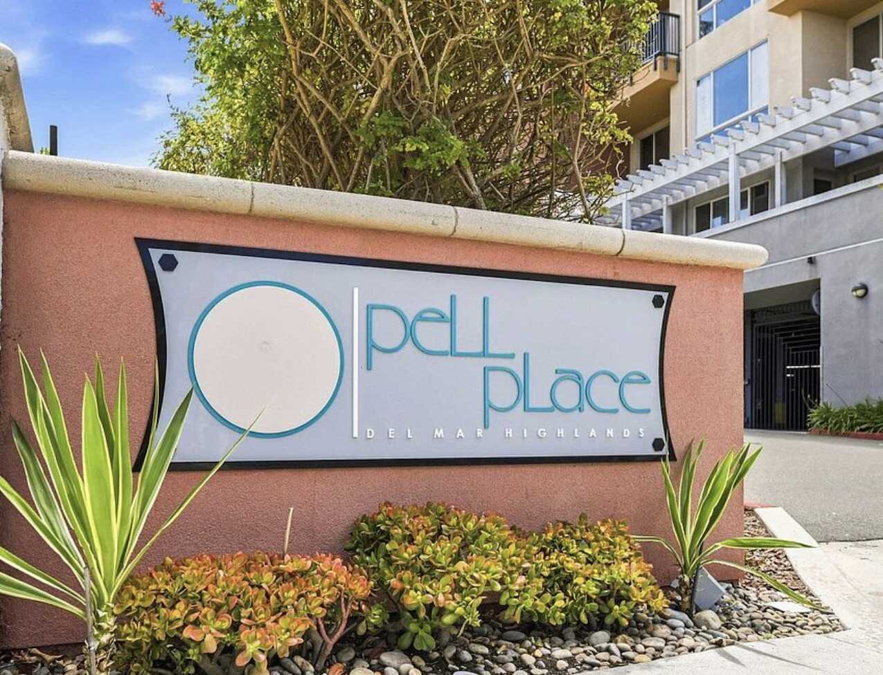 Pell Place condominiums central Carmel Valley near One Paseo