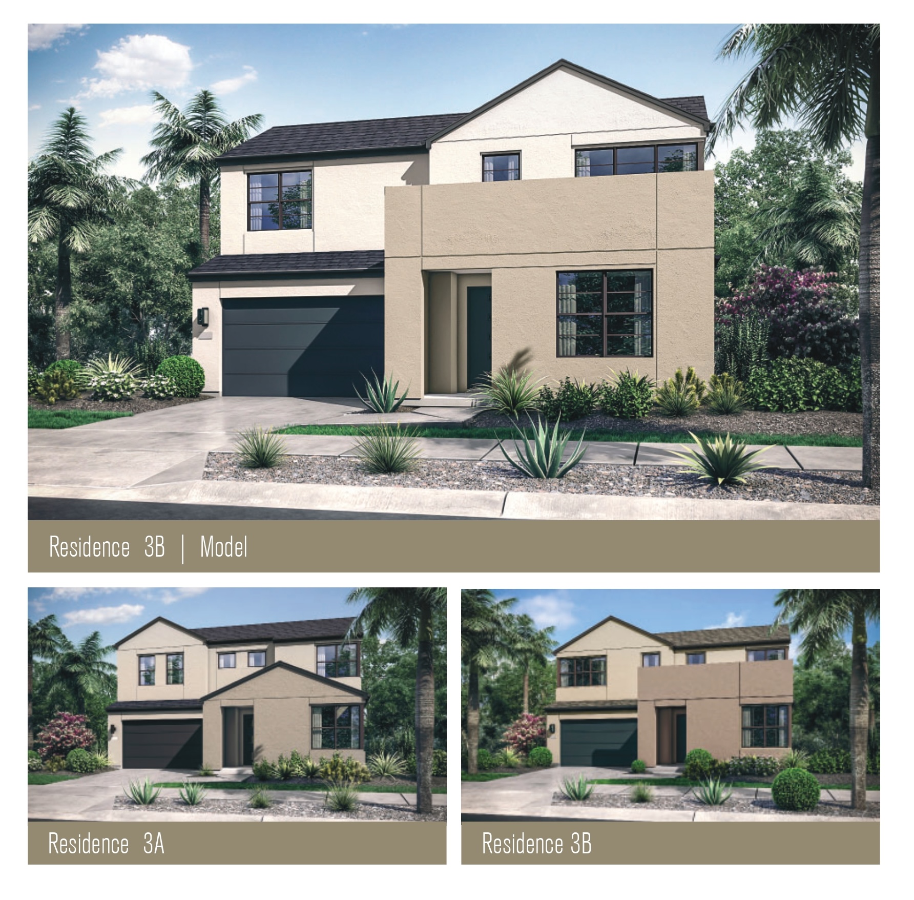 Sendero Community Carmel Valley &mdash; Residence Three Floor Plan