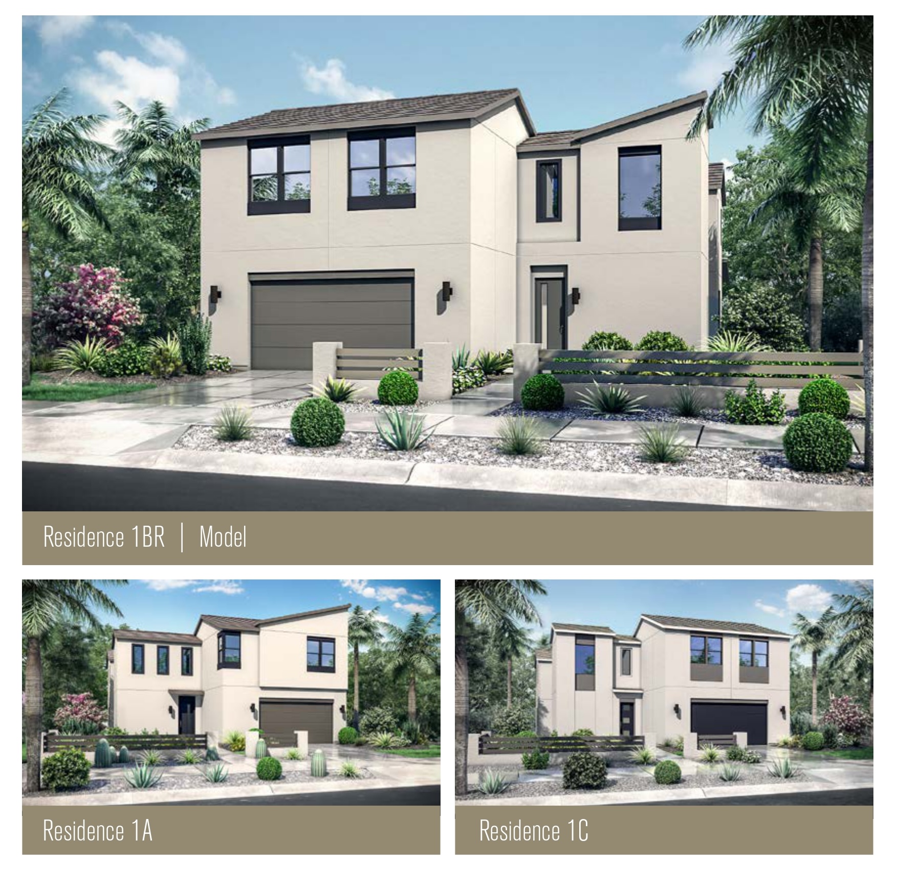 Terraza Residence One exterior elevation Pacific Highlands Ranch