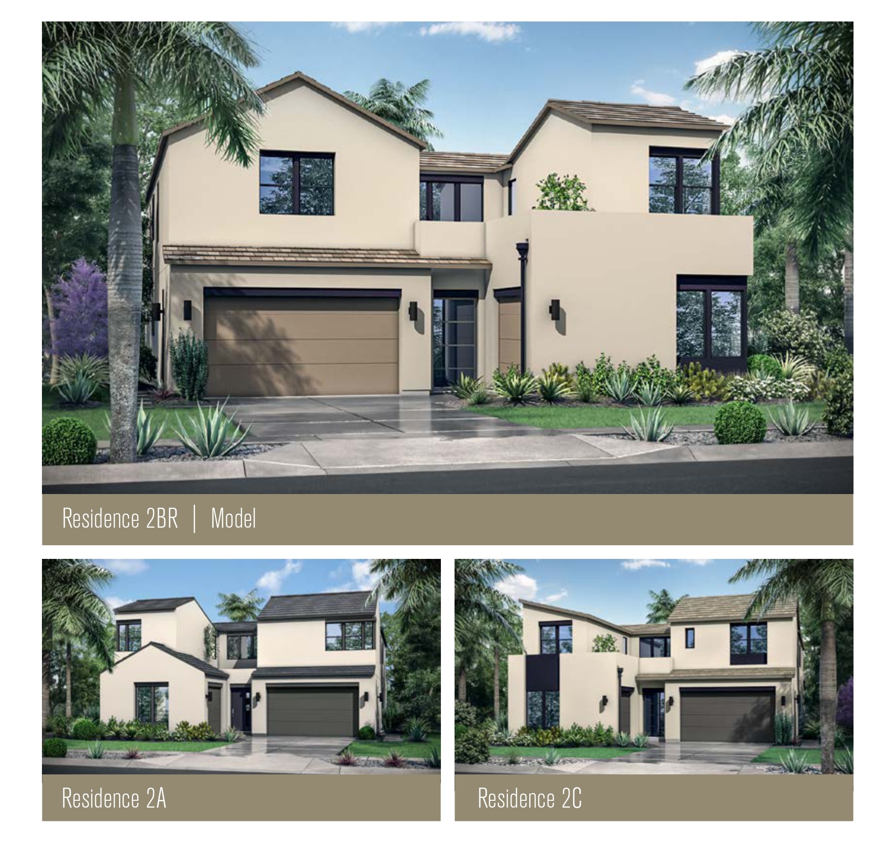 Terraza Residence Two exterior elevation Pacific Highlands Ranch