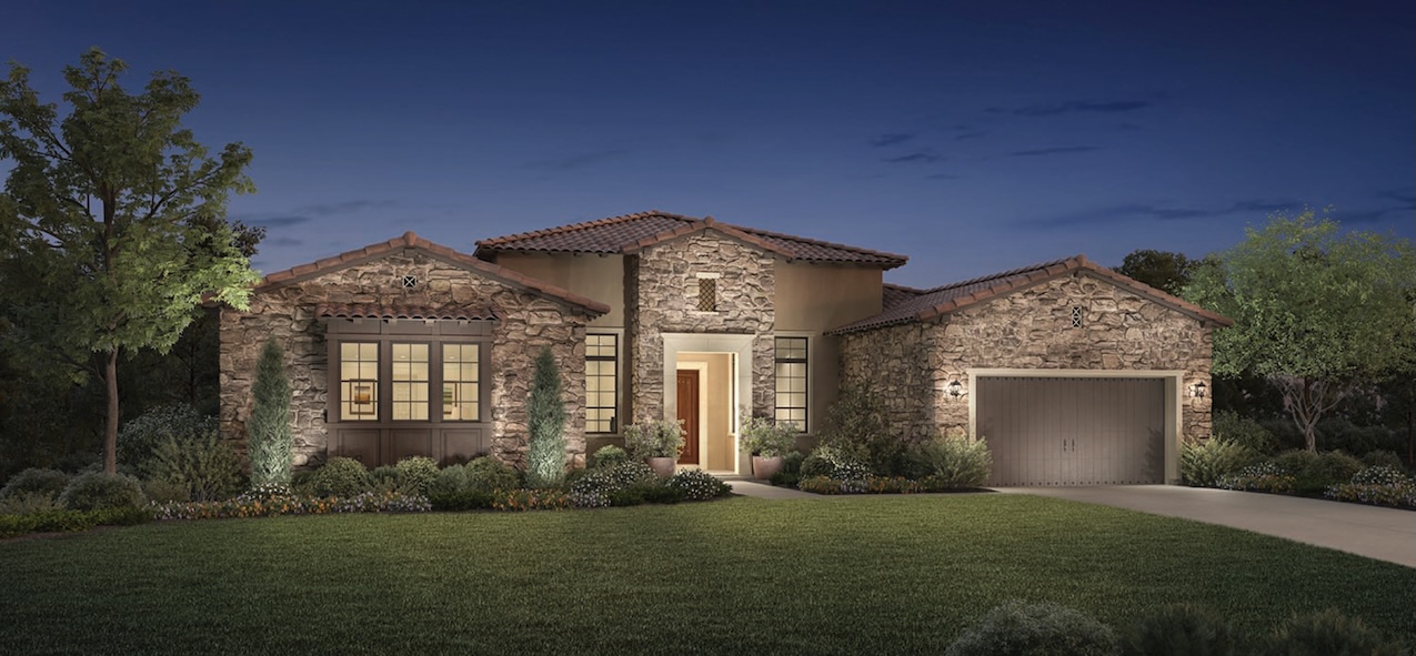 Palomar Toll Brothers home featuring award-winning architecture and gated community amenities in Pacific Highlands Ranch