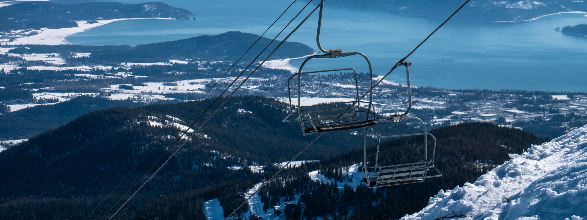 sandpoint, idaho, lake pend oreille marina and bike trails