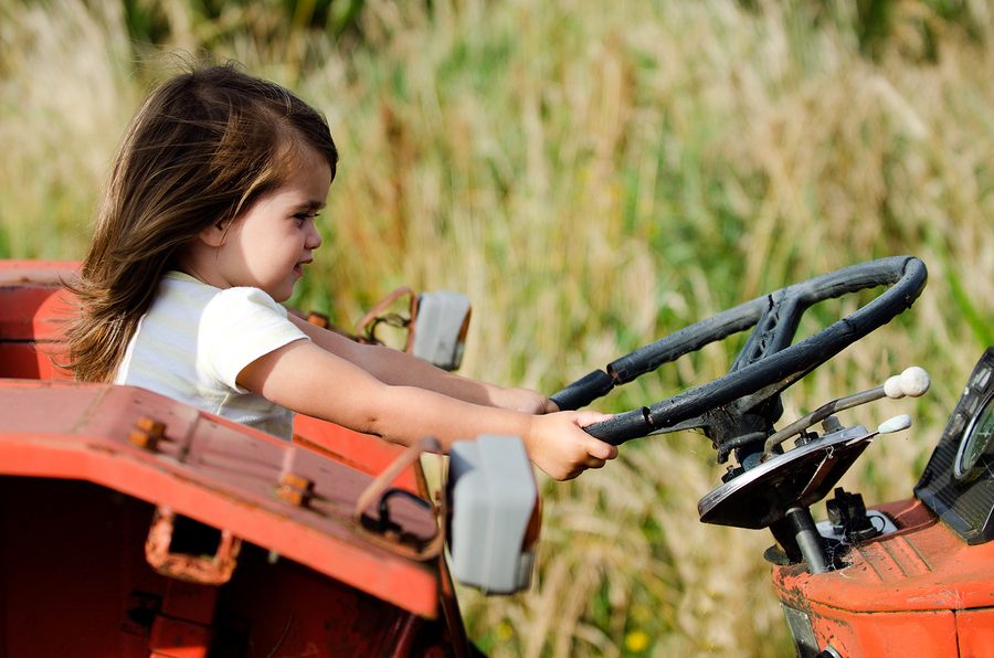 See tractors on Monroe property.
