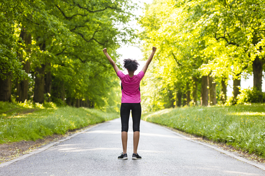 Girls go running on Snohomish property.