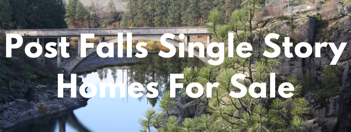 Post Falls Idaho Ranch Single Story Homes for Sale