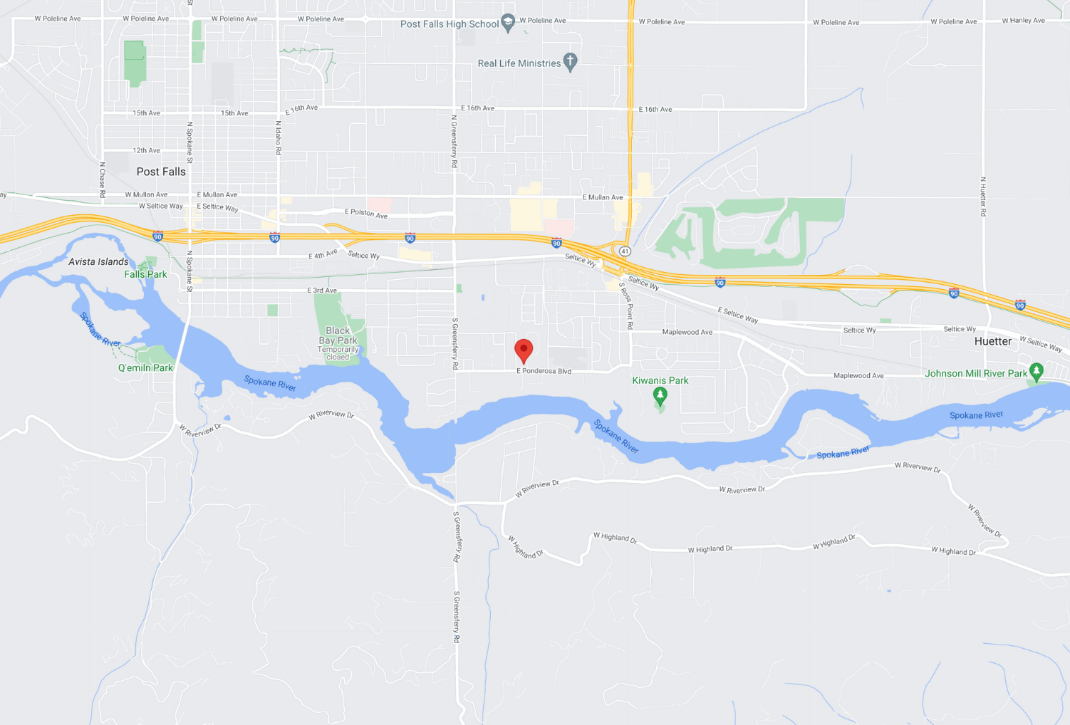 Ponderosa Park Community Homes For Sale Post Falls Real Estate