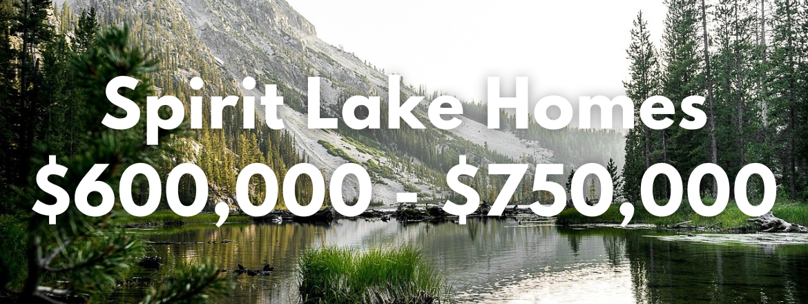 Spirit Lake Idaho Home for Sale between $600,000 - $750,000