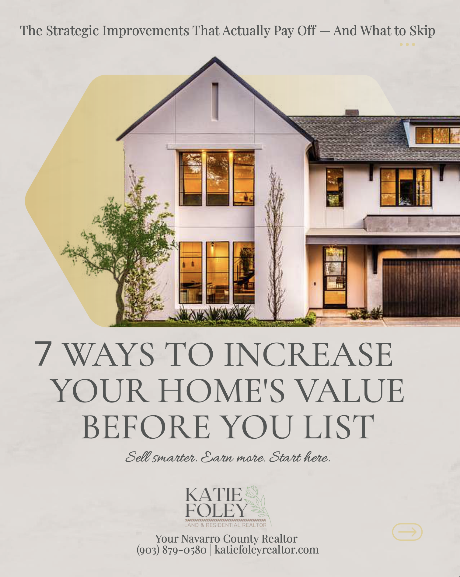 7 Ways to Increase Your Home's Value Before You List guide cover