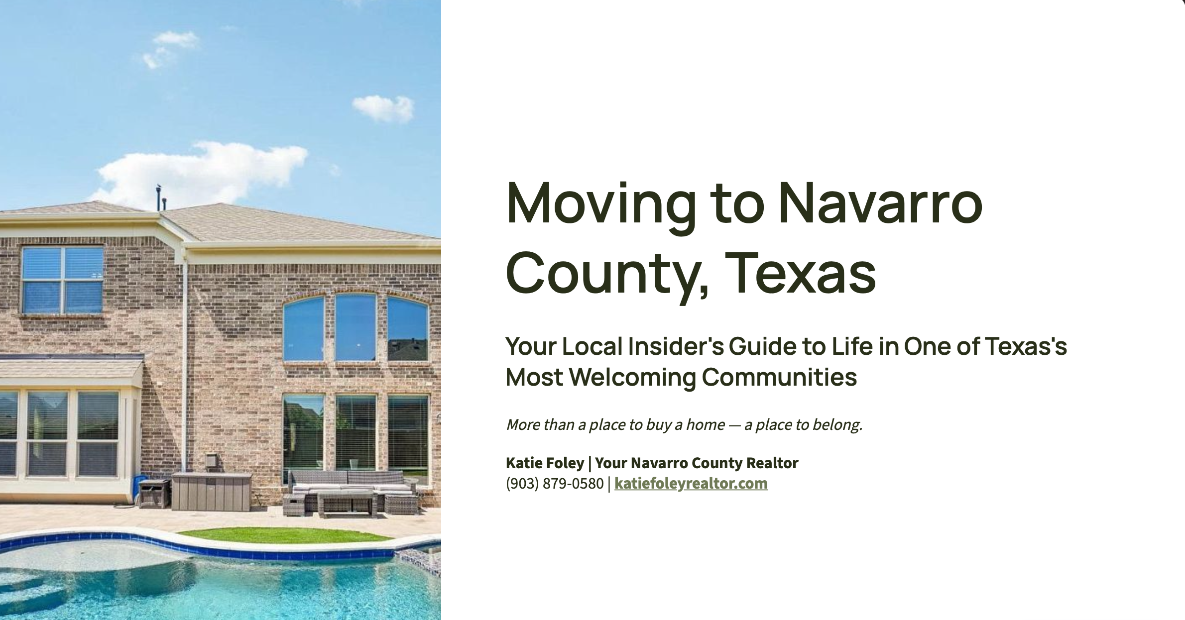 Moving to Navarro County, Texas: Your Local Insider's Guide cover