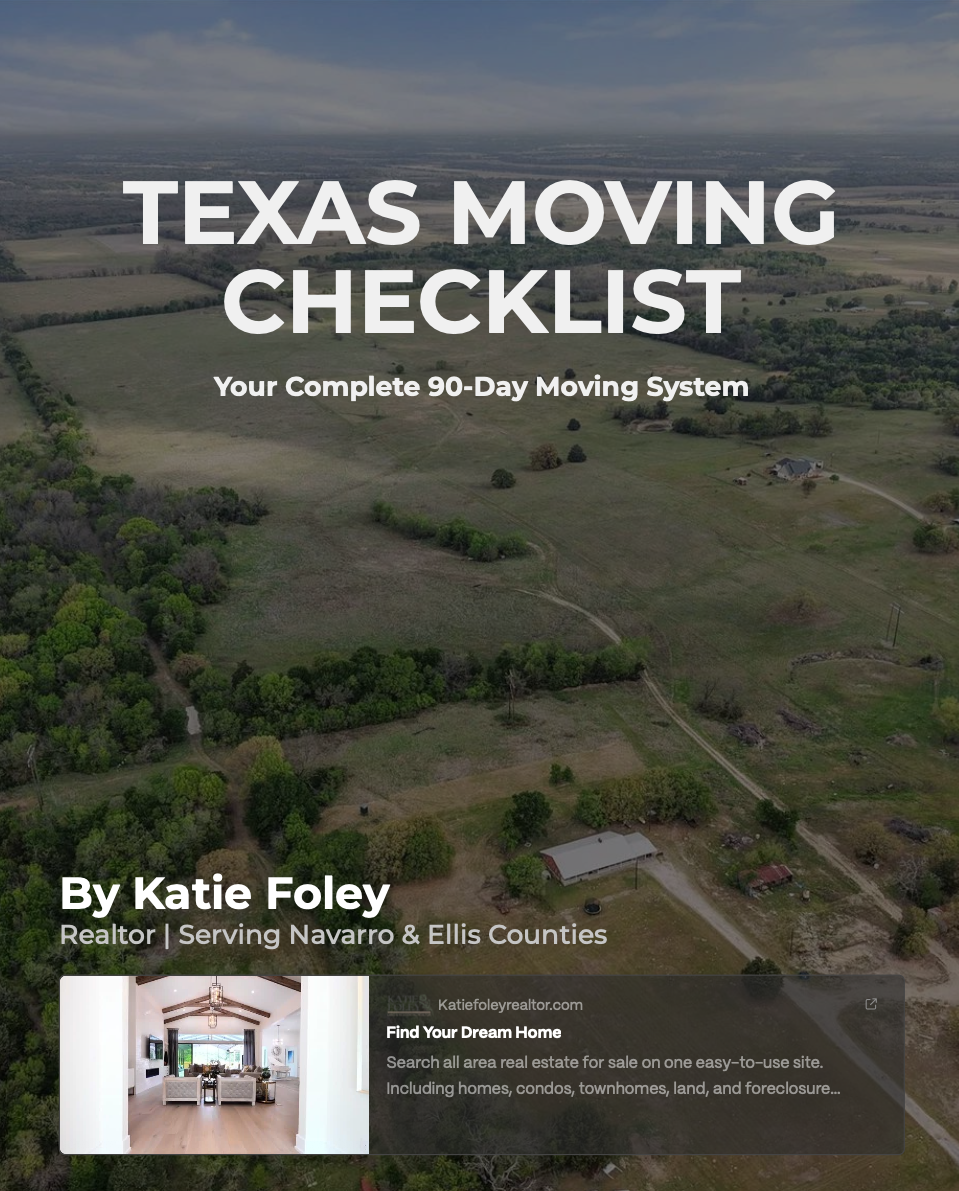 Texas Moving Checklist