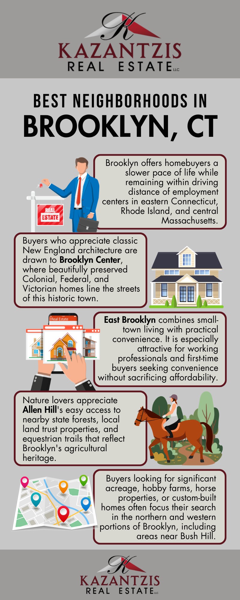 Best Neighborhoods in Brooklyn, CT for Home Buyers