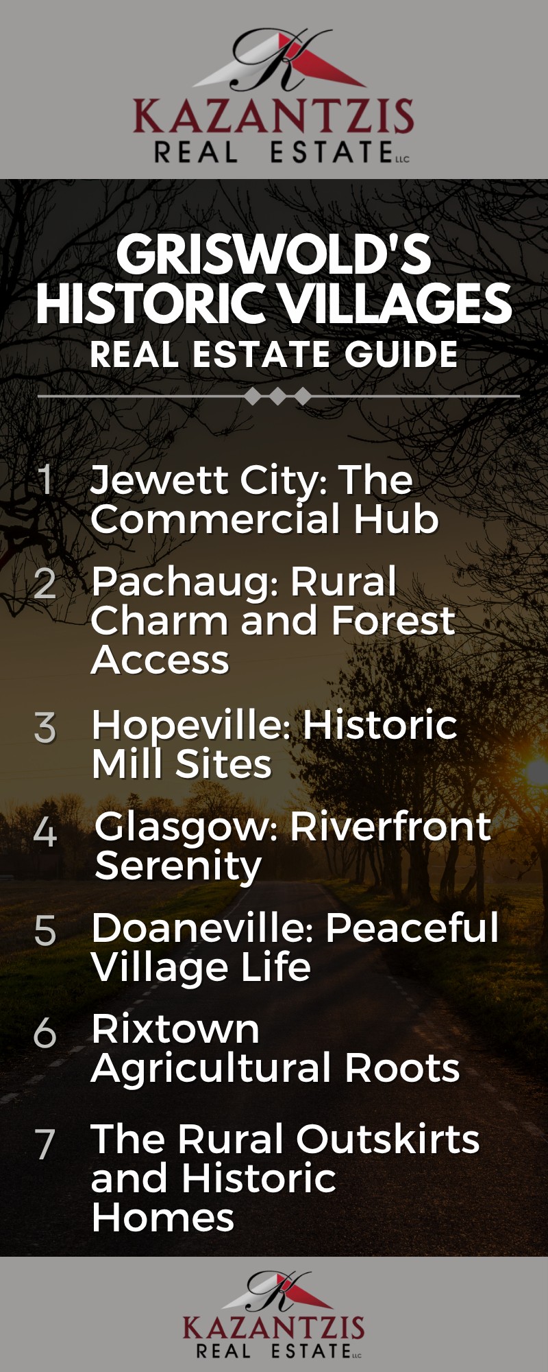 Griswold's 7 Historic Villages Real Estate Guide