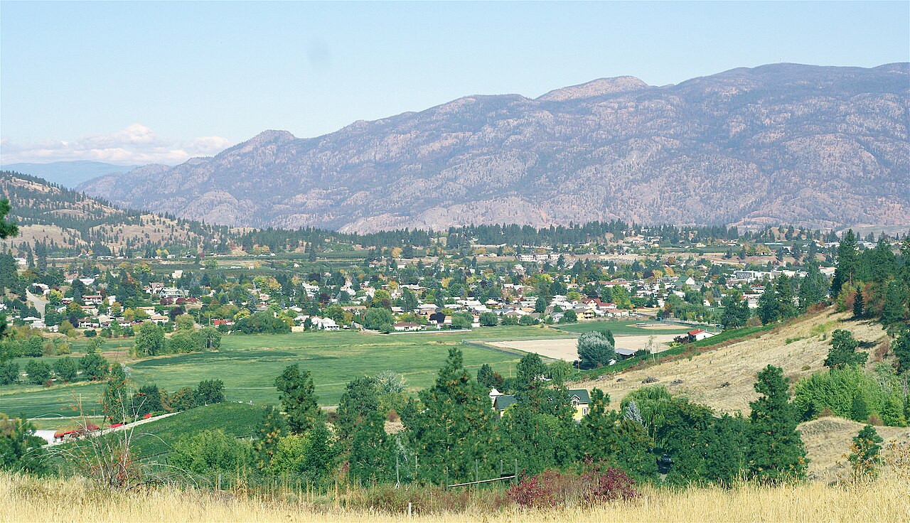 Summerland and the Okanagan hills