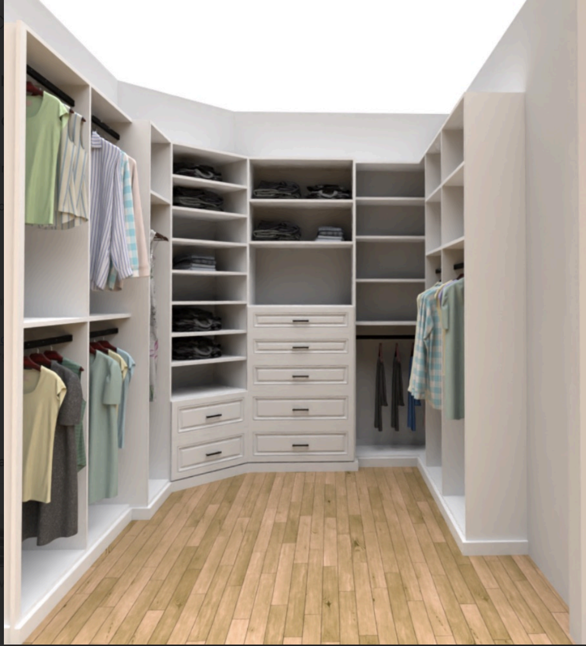 closet by design white