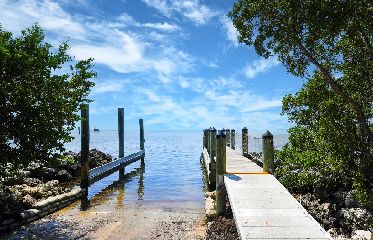 Port Largo Homeowners Association community park and boat ramp, Key Largo, Florida