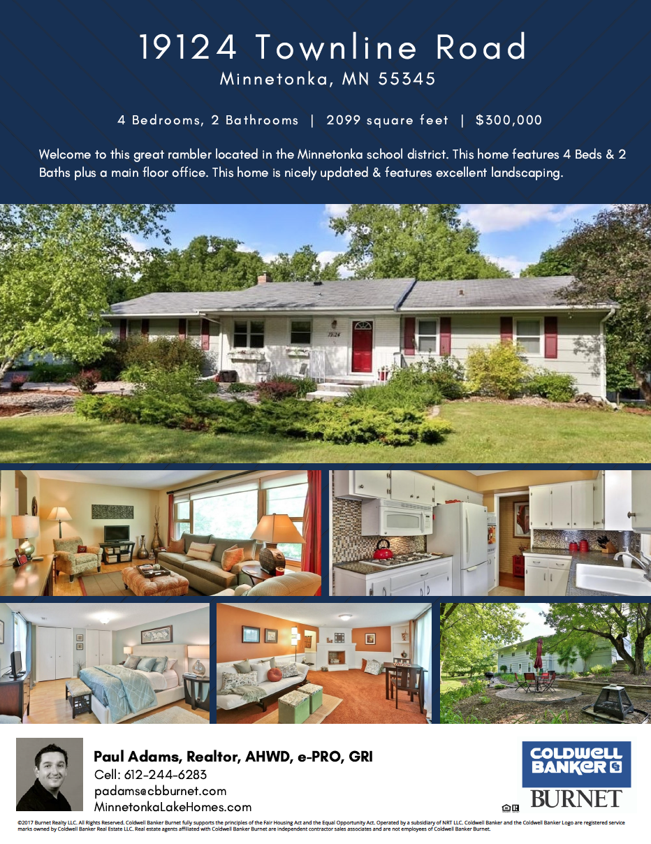 minnetonka real estate and community news flyers for realestate thru coldwell banker burnet