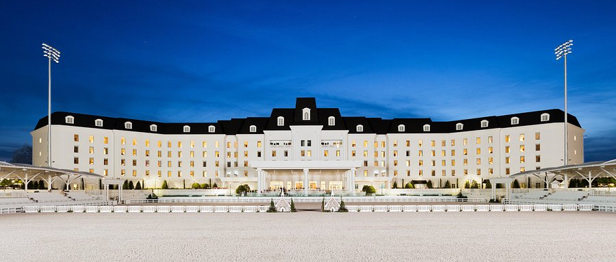 The Equestrian Hotel luxury exterior at World Equestrian Center Ocala