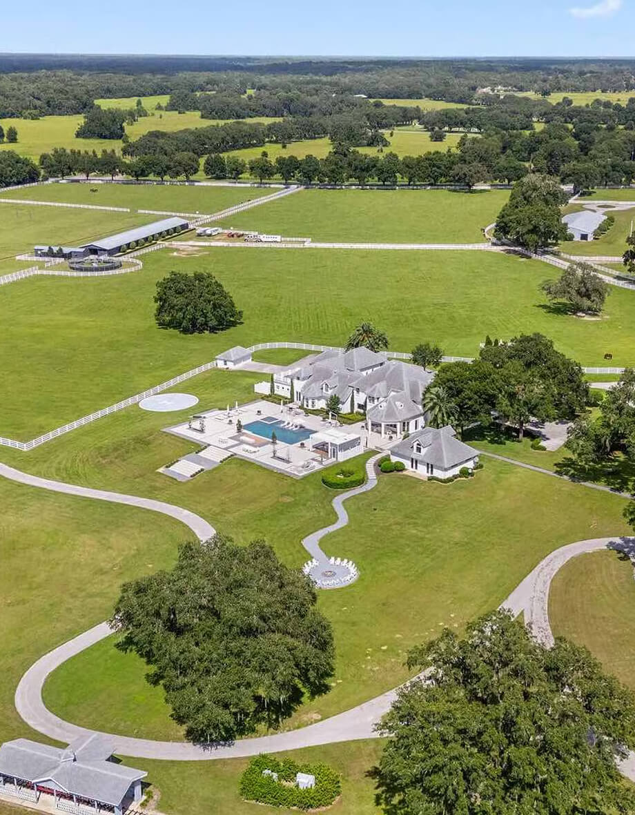 Equestrian estates and horse farms near WEC Ocala