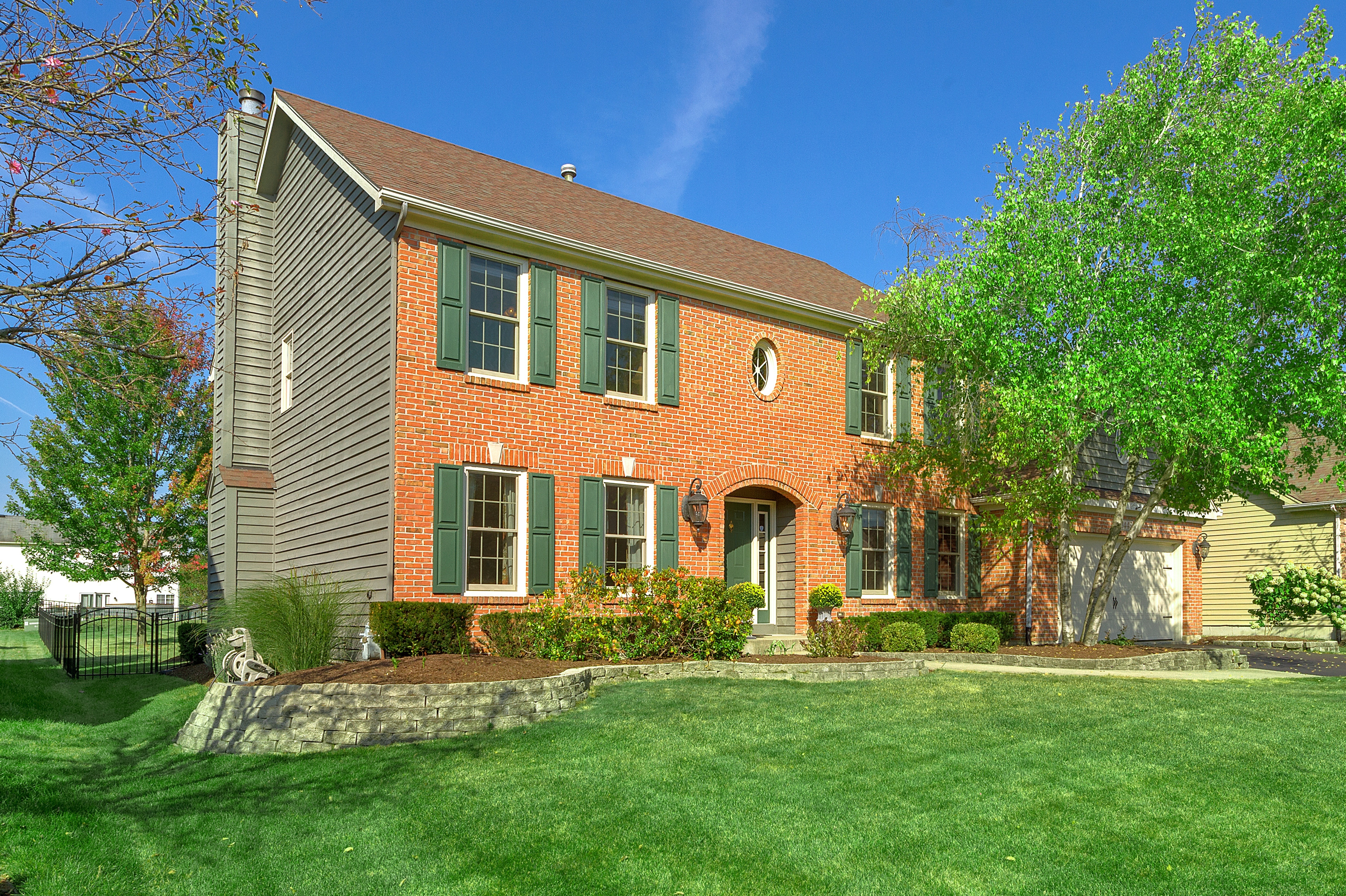 Large two-story family home in Naperville, the kind of house many empty nesters consider downsizing from