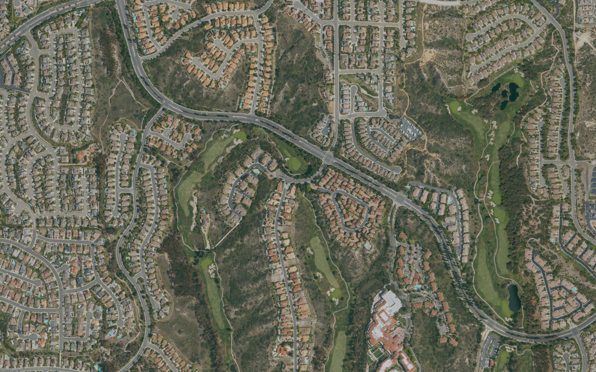 Actual north-up USDA NAIP aerial photograph of the Aviara area. Historical imagery selection: 2022. No neighborhood boundary is marked.