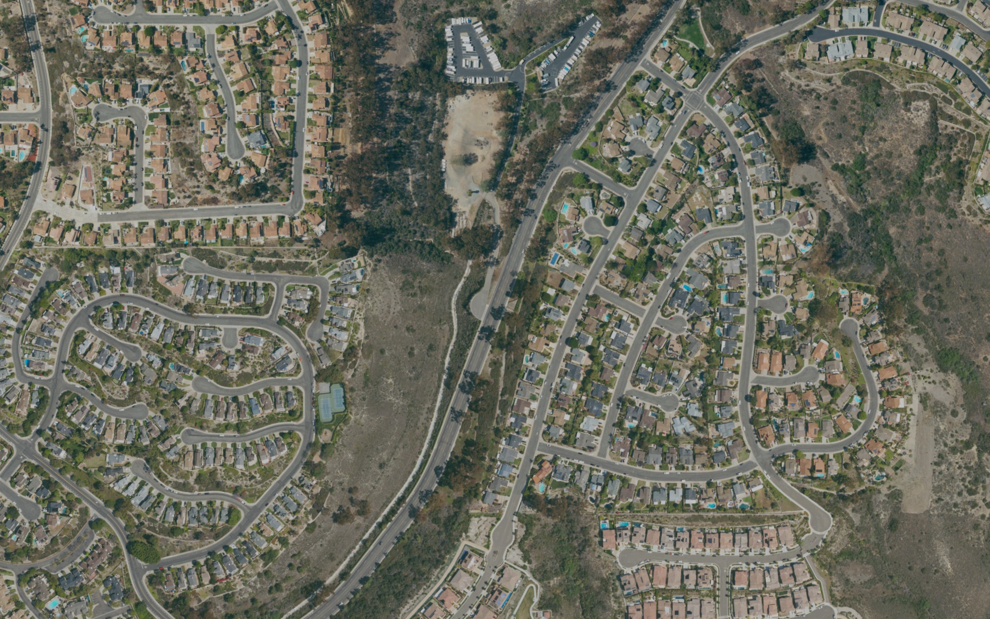 Actual aerial photograph of the Robertson Ranch area; historical 2022 imagery selection.
