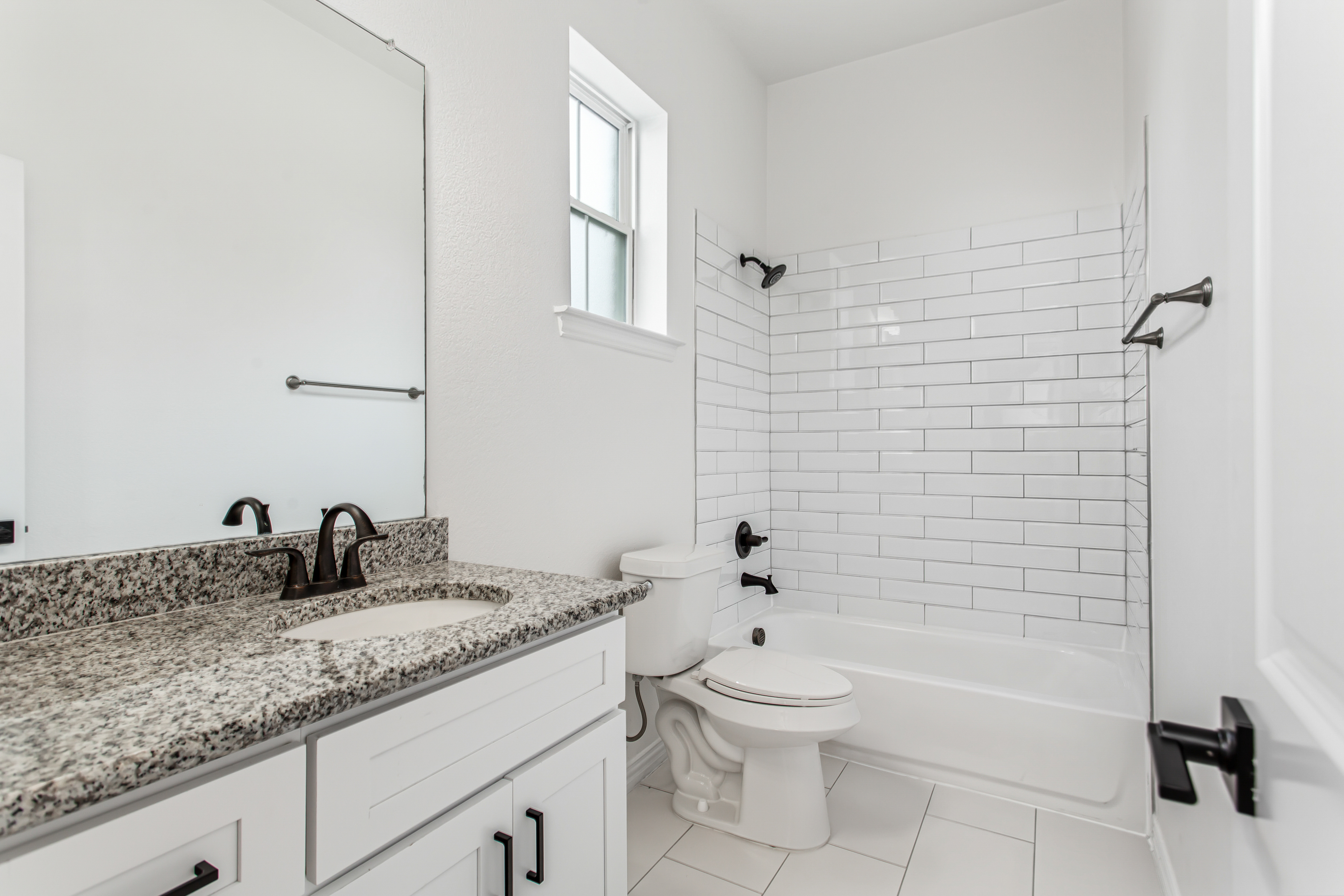 Bathroom with new tile
