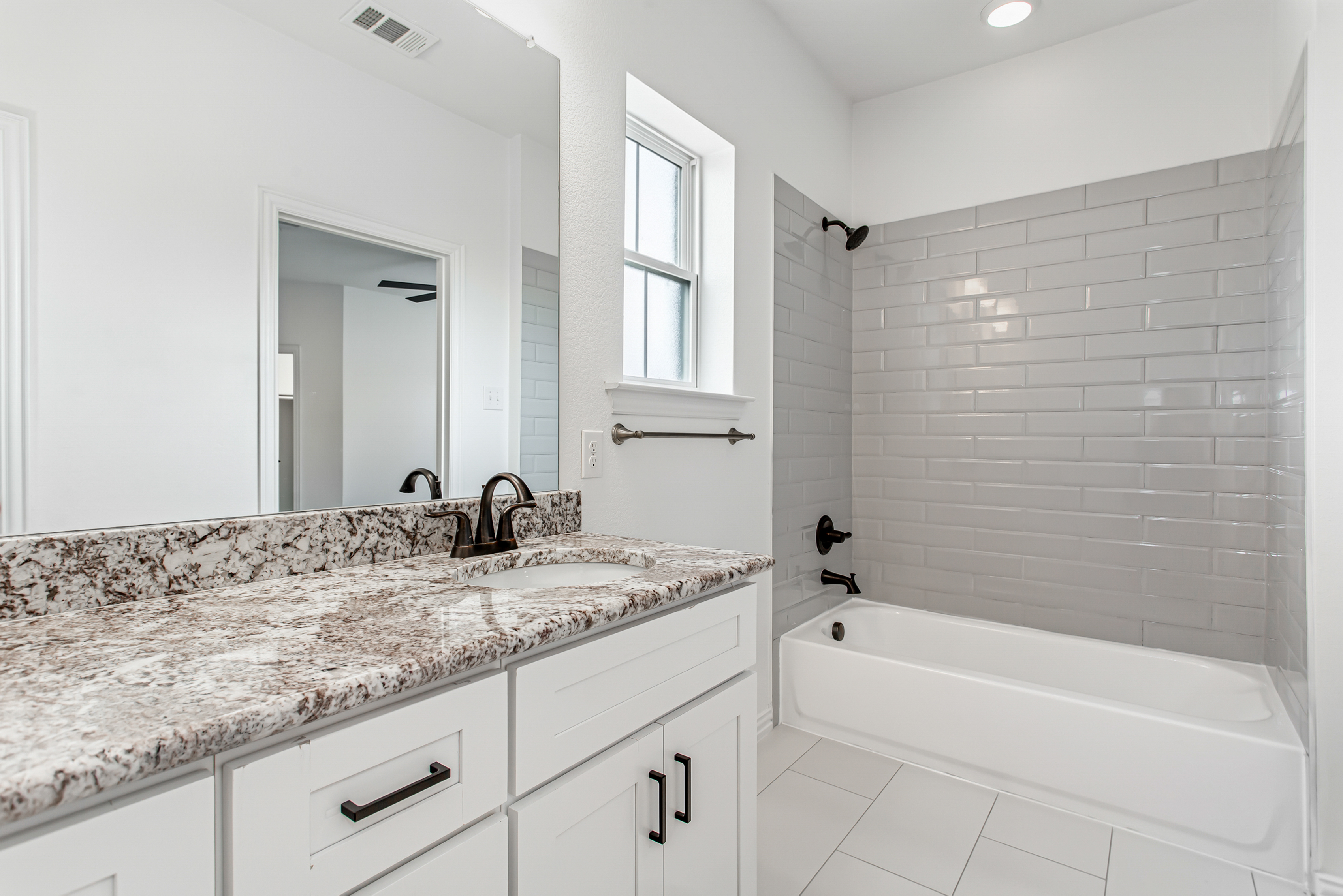 Bathroom with new tile
