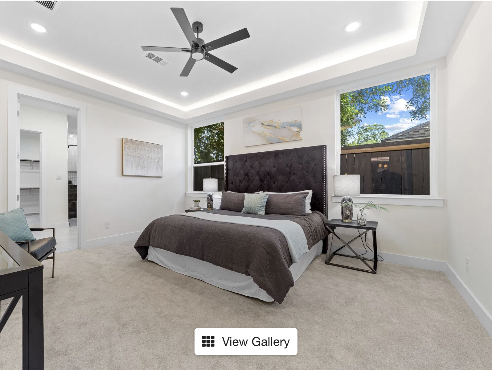 First-floor primary suite with spa-style bath at 416 Mt Auburn Ave Dallas