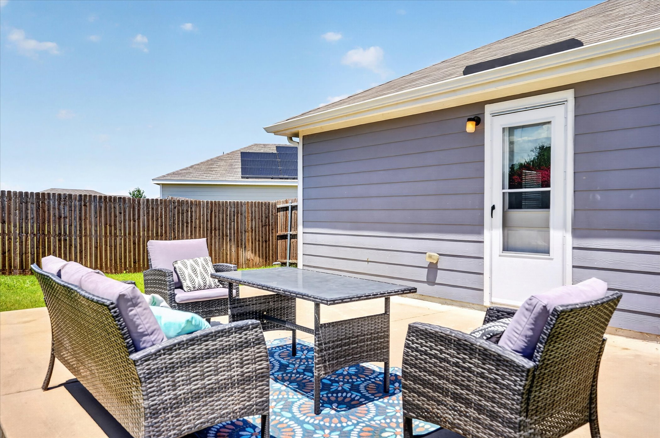 Covered Back Patio