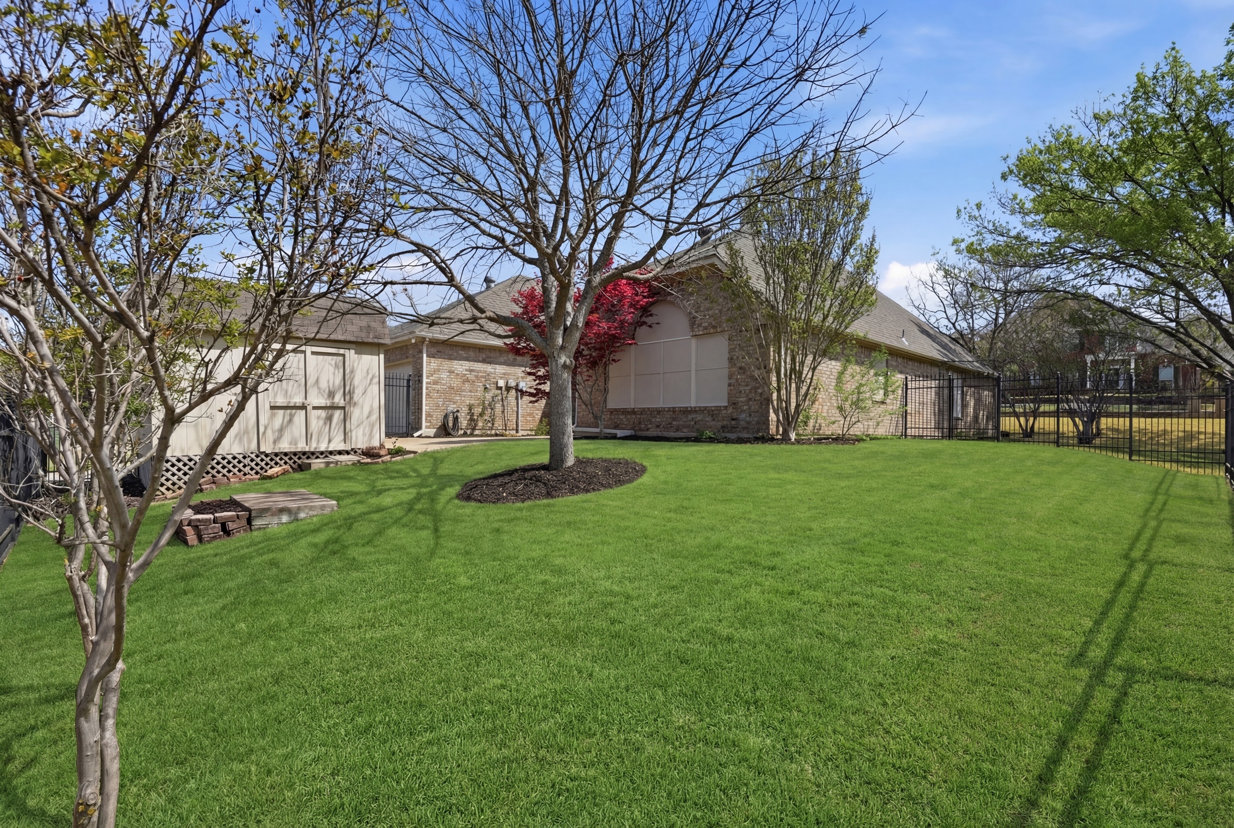 Backyard at 6613 Barclay Lane