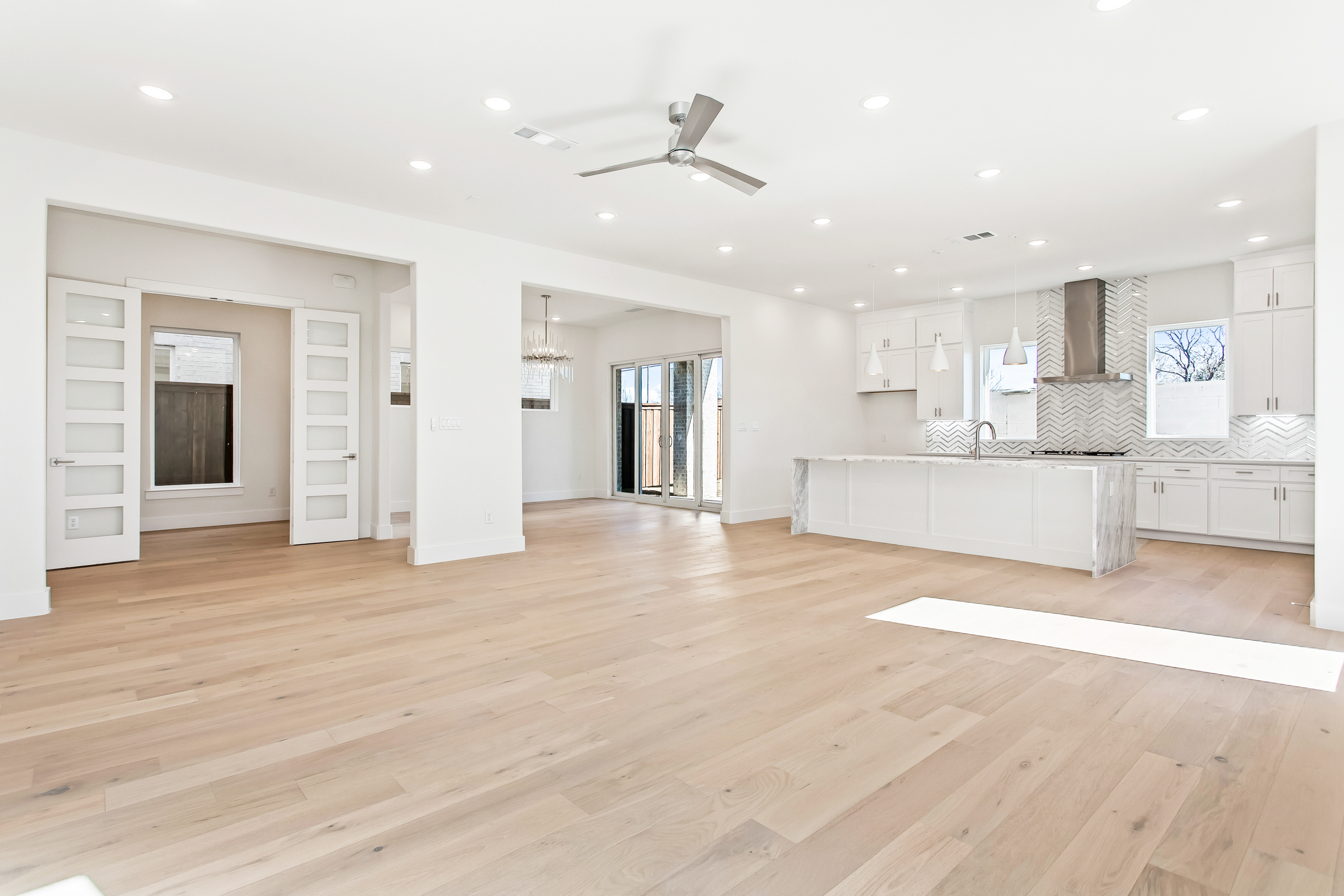 Open Living & Kitchen
