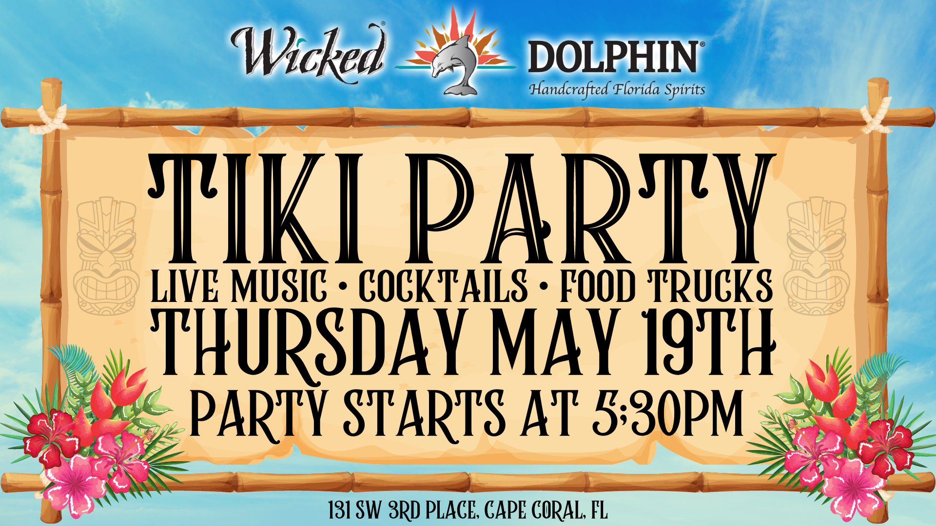 Wicked Dolphin Tiki Party!