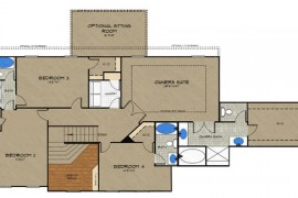 The Madison's 2nd Level Alt Floorplan