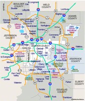 Denver Metro Area Map