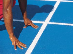 Be ready at the starting line for a fast finish!