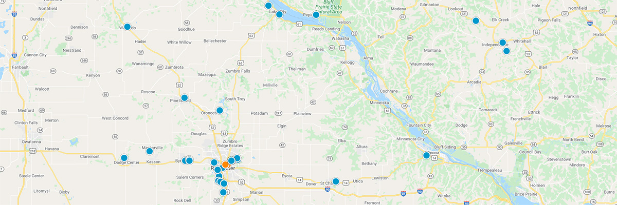 Interactive Map Search