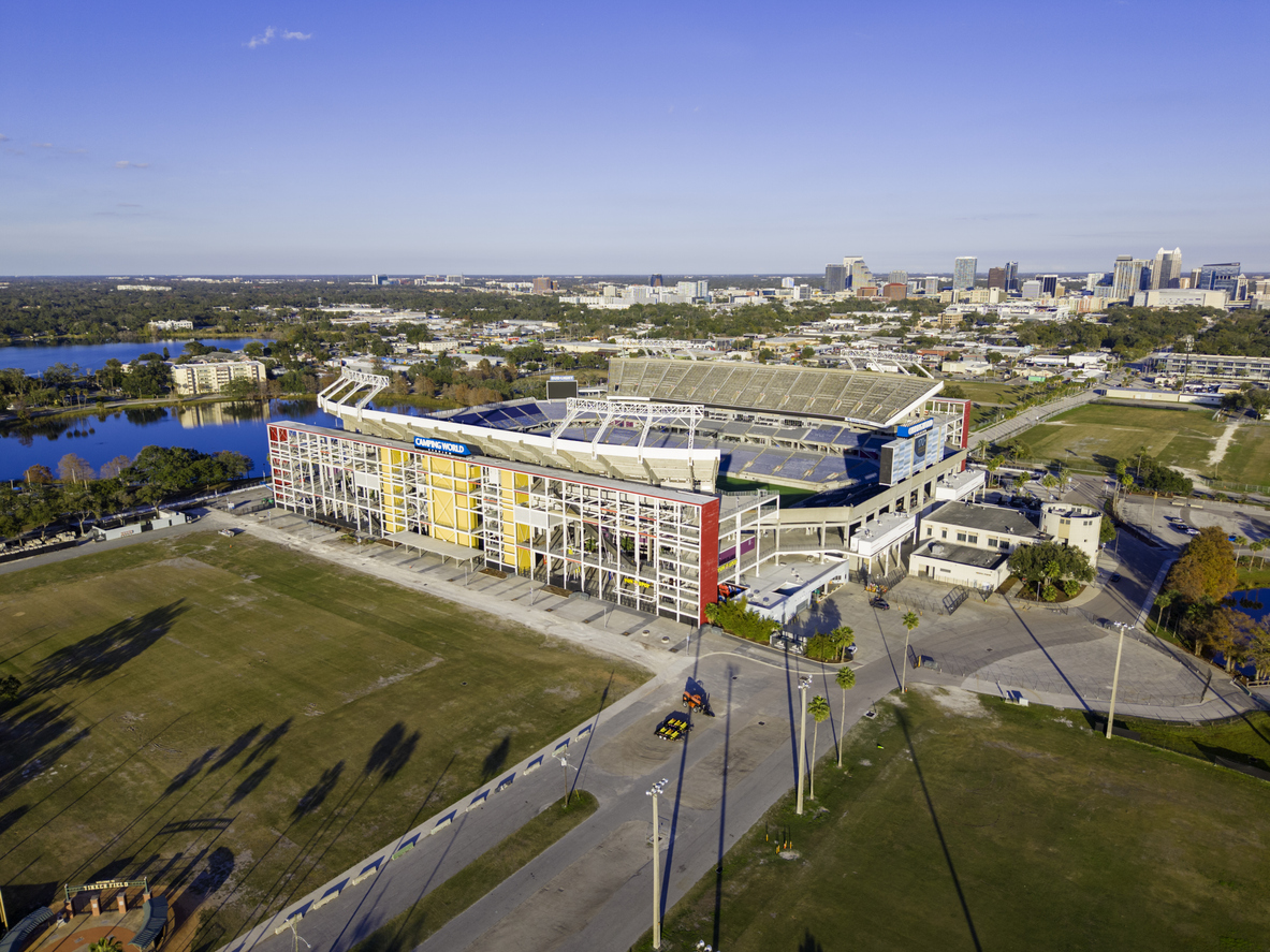 Camping World Stadium in Orlando on a game day