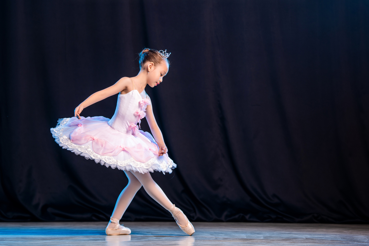 Young dancers in a ballet class at Chace Dance Company in Lake Nona